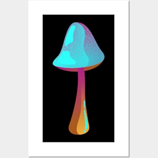 Trippy Mushroom Posters and Art